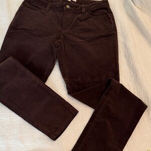Michael Kors Dark Brown Corduroy Pants